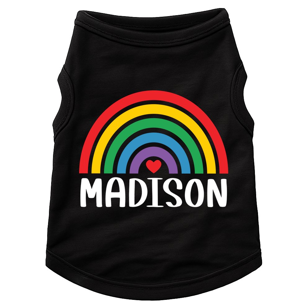 Madison Wisconsin Travel I Love Madison Usa Gift Doggie Tank