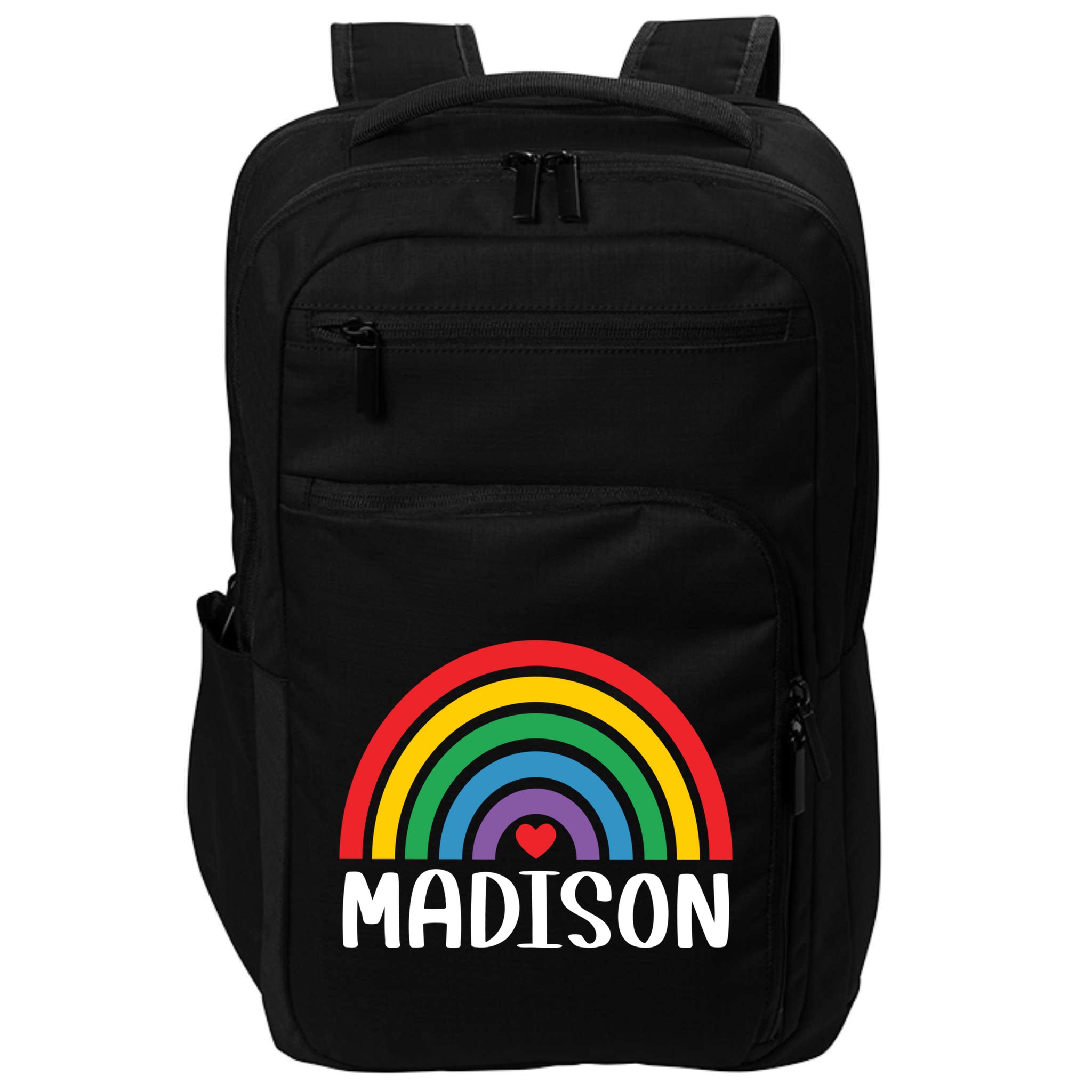 Madison Wisconsin Travel I Love Madison Usa Gift Impact Tech Backpack