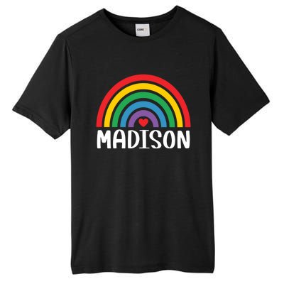 Madison Wisconsin Travel I Love Madison Usa Gift Tall Fusion ChromaSoft Performance T-Shirt