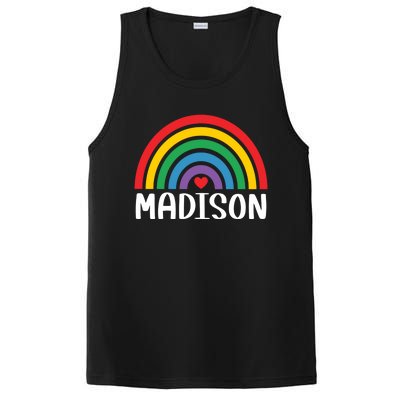 Madison Wisconsin Travel I Love Madison Usa Gift PosiCharge Competitor Tank