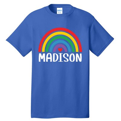 Madison Wisconsin Travel I Love Madison Usa Gift Tall T-Shirt