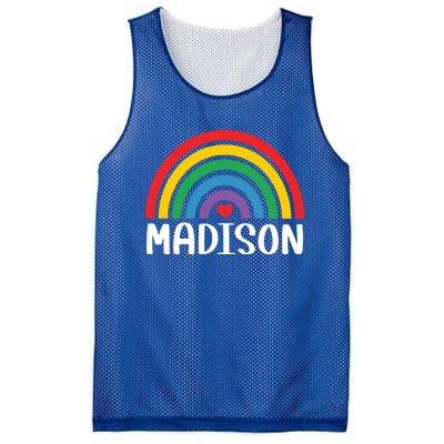 Madison Wisconsin Travel I Love Madison Usa Gift Mesh Reversible Basketball Jersey Tank