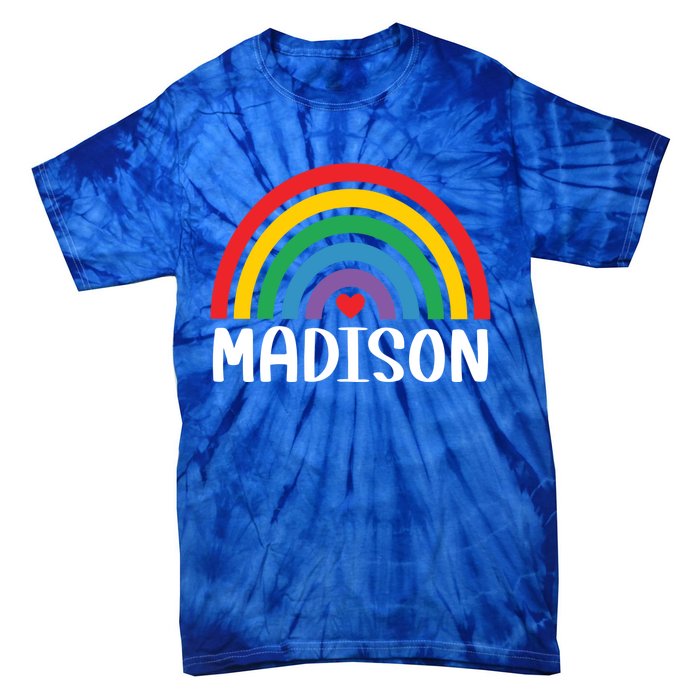 Madison Wisconsin Travel I Love Madison Usa Gift Tie-Dye T-Shirt