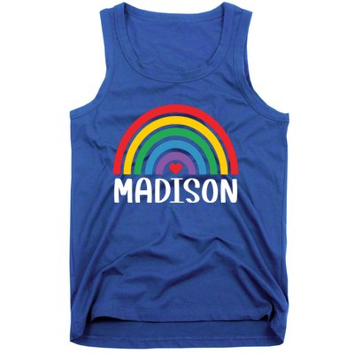 Madison Wisconsin Travel I Love Madison Usa Gift Tank Top