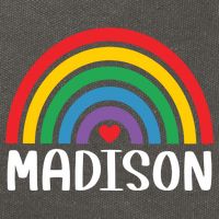 Madison Wisconsin Travel I Love Madison Usa Gift Cotton Canvas Backpack
