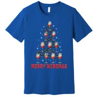 Merry Winemas Tree Wine Ugly Christmas Sweaters Meaningful Gift Premium T-Shirt