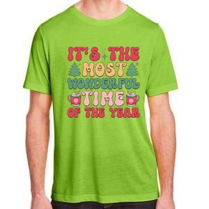 Most Wonderful Time Of The Year Festive Graphic Adult ChromaSoft Performance T-Shirt