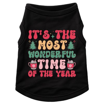 Most Wonderful Time Of The Year Festive Graphic Doggie Tank