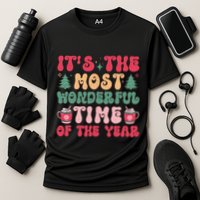 Most Wonderful Time Of The Year Festive Graphic Performance Shirt