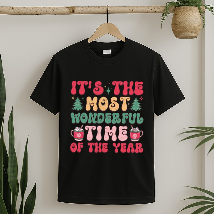 Most Wonderful Time Of The Year Festive Graphic T-Shirt