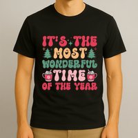 Most Wonderful Time Of The Year Festive Graphic T-Shirt