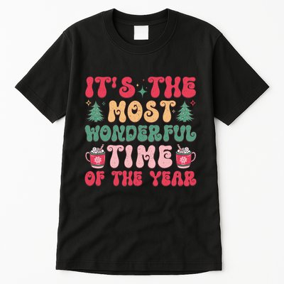 Most Wonderful Time Of The Year Festive Graphic Tall T-Shirt