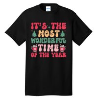 Most Wonderful Time Of The Year Festive Graphic Tall T-Shirt