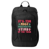 Most Wonderful Time Of The Year Festive Graphic City Backpack