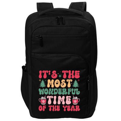 Most Wonderful Time Of The Year Festive Graphic Impact Tech Backpack