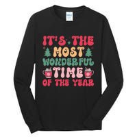 Most Wonderful Time Of The Year Festive Graphic Tall Long Sleeve T-Shirt