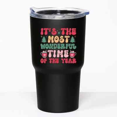Most Wonderful Time Of The Year Festive Graphic Tumbler