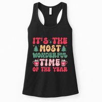Most Wonderful Time Of The Year Festive Graphic Womens Tank Top
