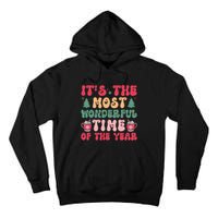 Most Wonderful Time Of The Year Festive Graphic Tall Hoodie