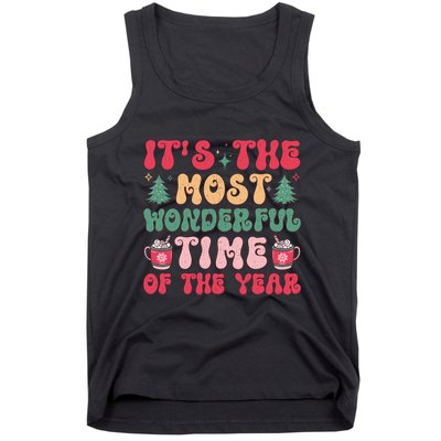 Most Wonderful Time Of The Year Festive Graphic Tank Top