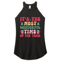 Most Wonderful Time Of The Year Festive Graphic Women's Perfect Tri Rocker Tank