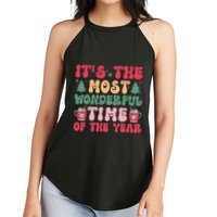 Most Wonderful Time Of The Year Festive Graphic Women's Perfect Tri Rocker Tank