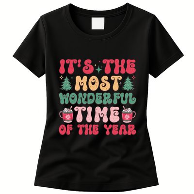 Most Wonderful Time Of The Year Festive Graphic Womens T-Shirt