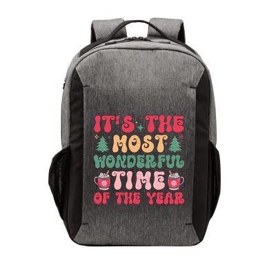 Most Wonderful Time Of The Year Festive Graphic Vector Backpack