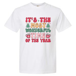 Most Wonderful Time Of The Year Festive Graphic Garment-Dyed Heavyweight T-Shirt