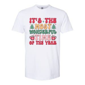 Most Wonderful Time Of The Year Festive Graphic Softstyle CVC T-Shirt