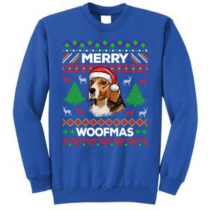 Merry Woofmas Ugly Sweater Christmas Beagle Lover Gift Sweatshirt