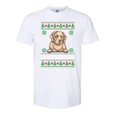 Merry Woofmas Ugly Christmas Sweater Gift Softstyle® CVC T-Shirt