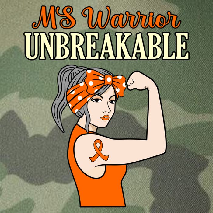 Ms Warrior Unbreakable Multiple Sclerosis Awareness Graphic Great Gift Legacy Tie Dye Trucker Hat
