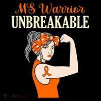 Ms Warrior Unbreakable Multiple Sclerosis Awareness Graphic Great Gift Sustainable Bucket Hat