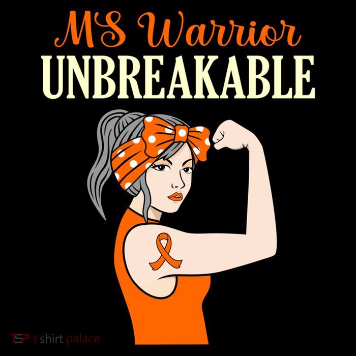 Ms Warrior Unbreakable Multiple Sclerosis Awareness Graphic Great Gift 7-Panel Snapback Hat
