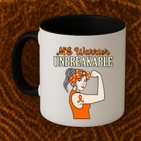 Ms Warrior Unbreakable Multiple Sclerosis Awareness Graphic Great Gift Mug
