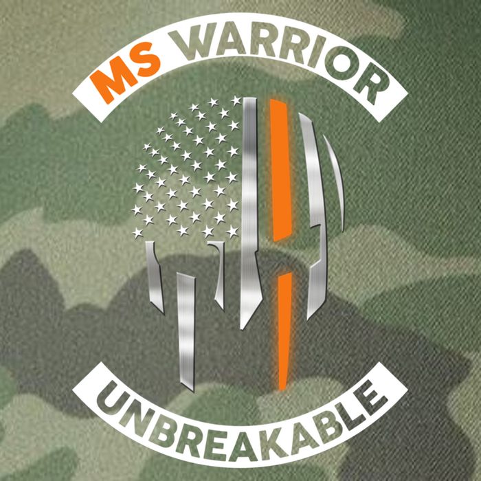 Ms Warrior Unbreakable Skull Multiple Sclerosis Awareness Funny Gift Legacy Tie Dye Trucker Hat
