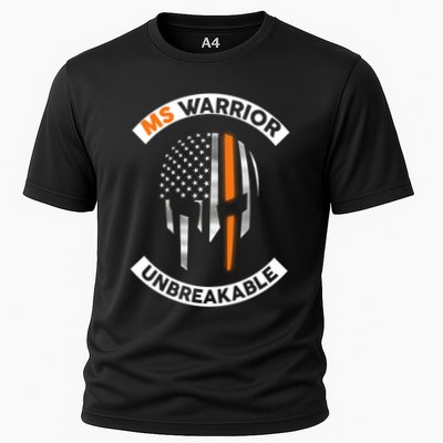 Ms Warrior Unbreakable Skull Multiple Sclerosis Awareness Funny Gift Performance Shirt