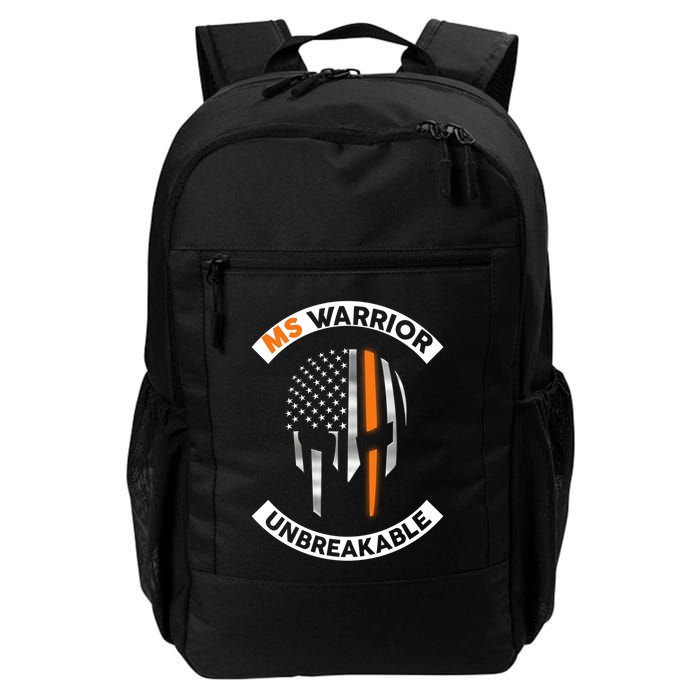Ms Warrior Unbreakable Skull Multiple Sclerosis Awareness Funny Gift Backpack
