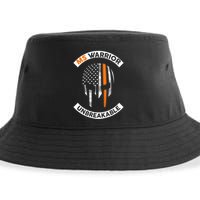 Ms Warrior Unbreakable Skull Multiple Sclerosis Awareness Funny Gift Sustainable Bucket Hat