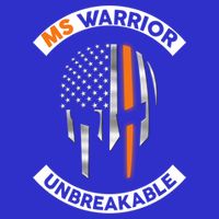 Ms Warrior Unbreakable Skull Multiple Sclerosis Awareness Funny Gift Zip Tote Bag
