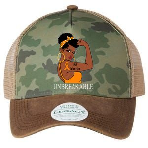 Ms Warrior Unbreakable Multiple Sclerosis Awareness Black Women Legacy Tie Dye Trucker Hat