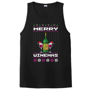 Merry Winemas Ugly Christmas Fun Gift PosiCharge Competitor Tank