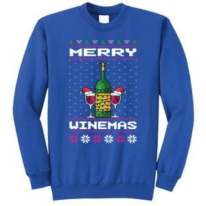 Merry Winemas Ugly Christmas Fun Gift Sweatshirt