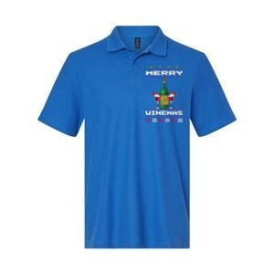 Merry Winemas Ugly Christmas Fun Gift Softstyle Adult Sport Polo