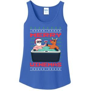 Merry Winemas Ugly Christmas Gift Ladies Essential Tank