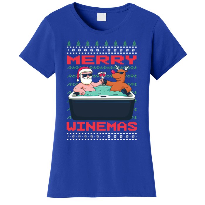 Merry Winemas Ugly Christmas Gift Women's T-Shirt