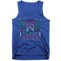 Merry Winemas Ugly Christmas Party Wine Lover Gift Great Gift Tank Top