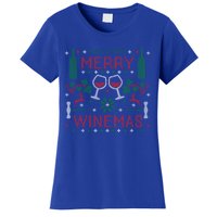 Merry Winemas Ugly Christmas Party Wine Lover Gift Great Gift Women's T-Shirt