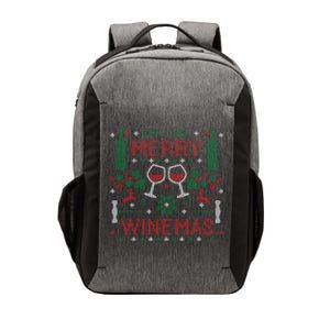 Merry Winemas Ugly Christmas Party Wine Lover Gift Great Gift Vector Backpack